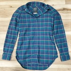 Burton Dry Ride Plaid Button Up Thick Shirt Women’s XS